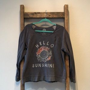 Women’s classic fit “Hello Sunshine” sweater